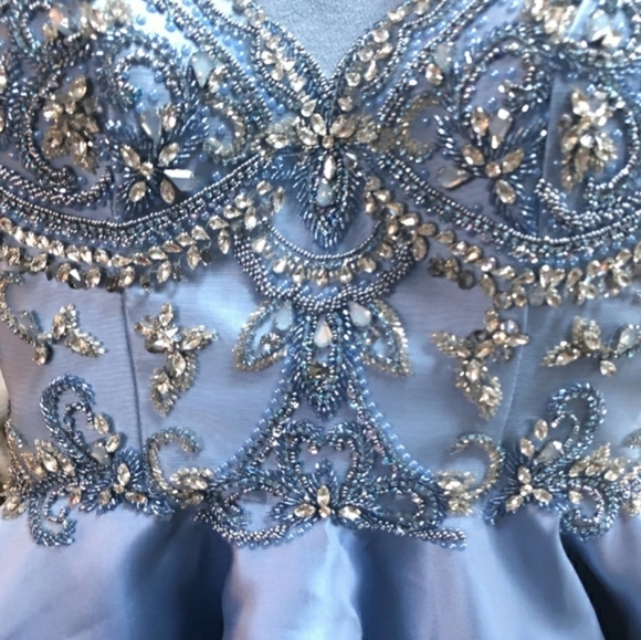 TERANI COUTURE Crystal Bodice Dress - Picture 3 of 6